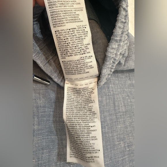 Athleta Blue Track Pants Relaxed Fit Joggers With Pockets - Picture 8 of 16